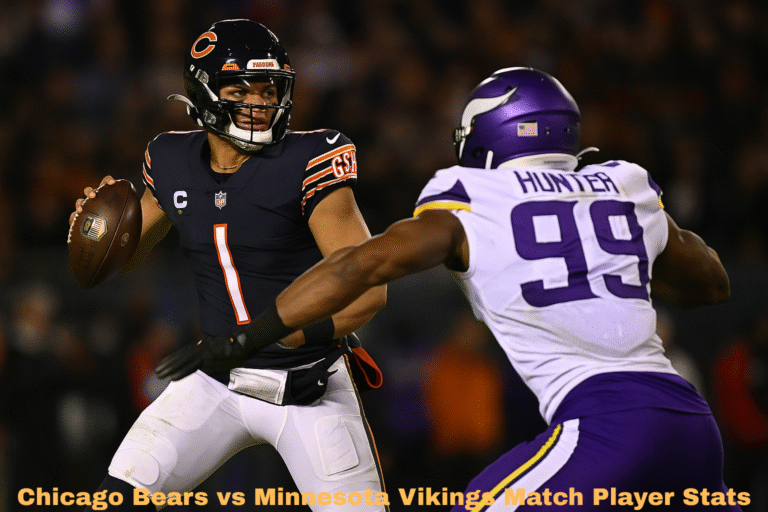 chicago bears vs minnesota vikings match player stats