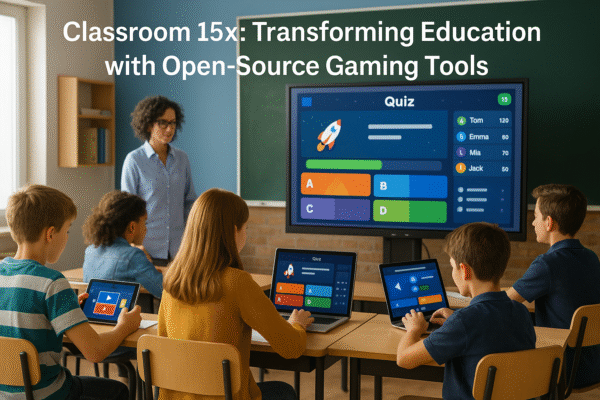 Classroom 15x: Transforming Education with Open-Source Gaming Tools classroom 15x