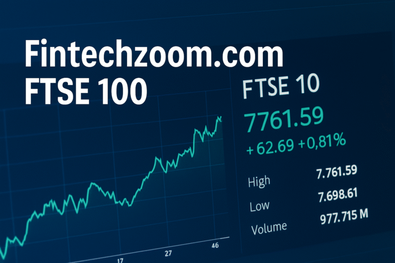 fintechzoom.com ftse 100