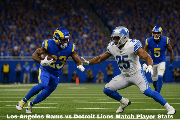 los angeles rams vs detroit lions match player stats