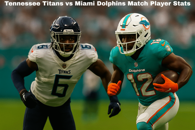 tennessee titans vs miami dolphins match player stats